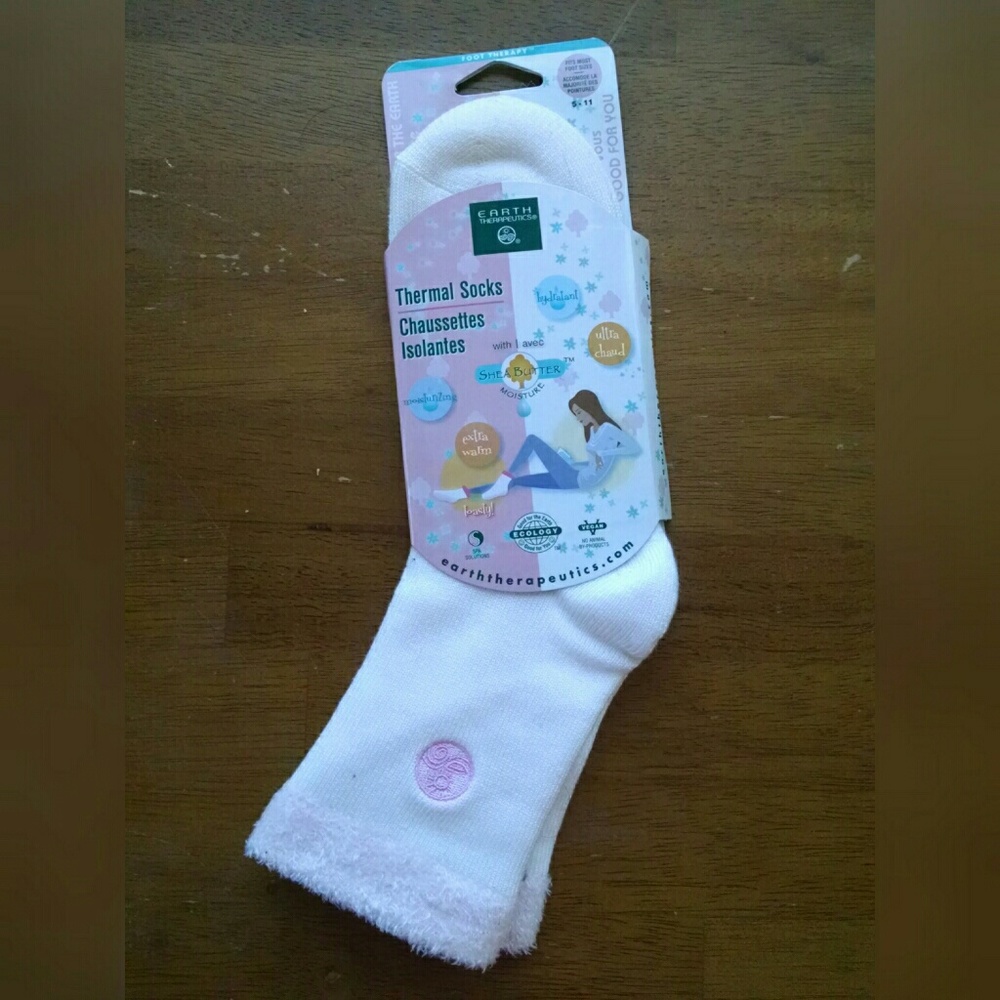 Earth Therapeutics thermal socks with shea butter